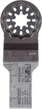 wolfcraft Tauchsägeblatt „Expert“ BiM, STARLOCK-Aufnahme, Kunststoff, Gipskarton, Holz mit Nägeln, 4253000
