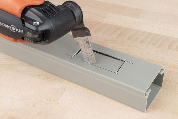 wolfcraft Tauchsägeblatt „Expert“ BiM, STARLOCK-Aufnahme, Kunststoff, Gipskarton, Holz mit Nägeln, 4253000