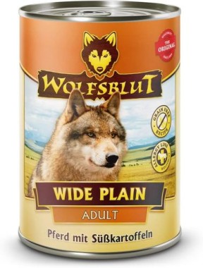 Wolfsblut Adult Wide Plain, Nassfutter, Pferd mit Süßkartoffel, 395g, WB783175