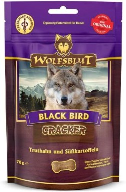 Wolfsblut Cracker, Black Bird, Truthahn und Süßkartoffeln, 70 g, WB785582