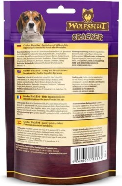 Wolfsblut Cracker, Black Bird, Truthahn und Süßkartoffeln, 70 g, WB785582