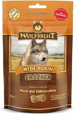 Wolfsblut Cracker, Wide Plain, Pferd und Süßkartoffeln, 70 g, WB785599