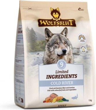 WOLFSBLUT Limited Ingredients Cold River, Adult, Trockenfutter, 1 kg, WB842273