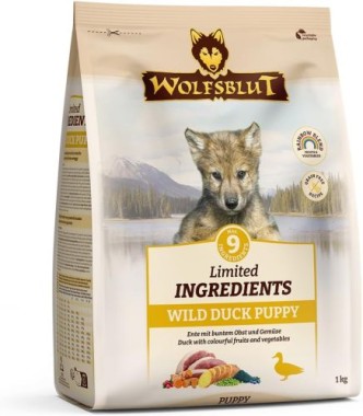 WOLFSBLUT Limited Ingredients Puppy,  Wild Duck, Trockenfutter, 1 kg, WB842242