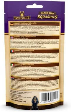 Wolfsblut Squashies, Black Bird, Truthahn und Süßkartoffeln, 100 g, WB785452