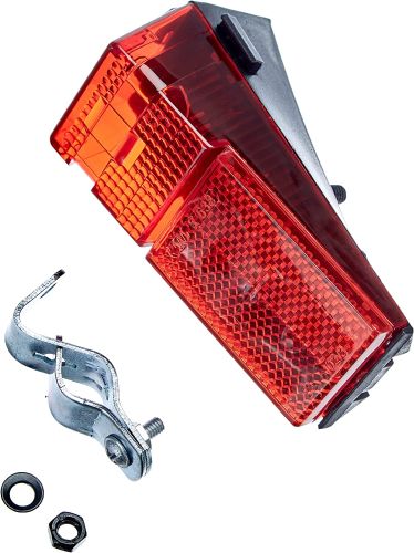 Hagebau Nadlinger - FISCHER Fahrrad LED-Rückleuchte für Schutzblech und  Strebenbefestigung | integrierter Reflektor | StVZO zulässig | rot 85316