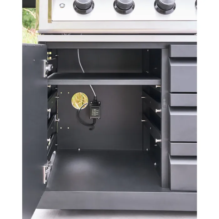 THOR Giant Outdoorküche 4 Brenner, Heckbrenner,Edelsta  915178