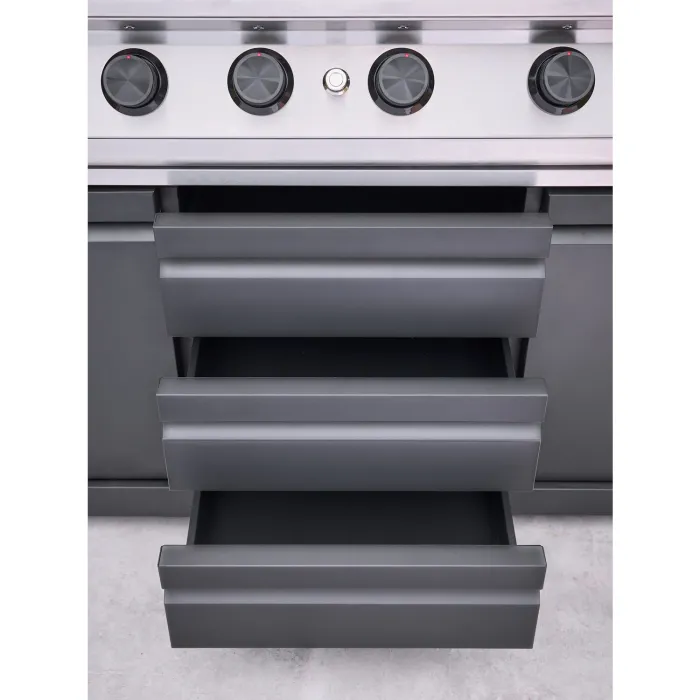 THOR Giant Outdoorküche 4 Brenner, Heckbrenner,Edelsta  915178