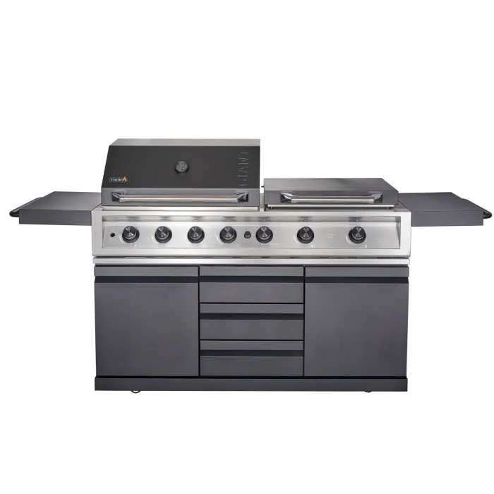 THOR Giant Outdoorküche 4 Brenner, Heckbrenner,Edelsta  915178