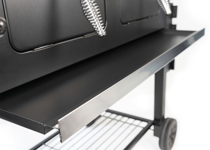 Mr. Gardener Holzkohlegrill Ottawa XXL, schwarz, Grillfläche 80x42 cm, 5602H