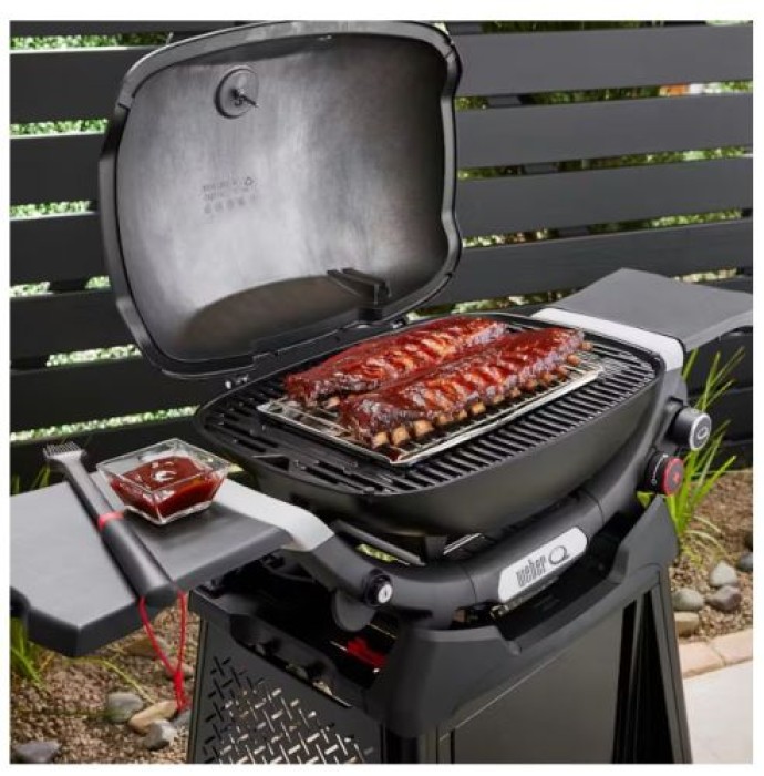 Weber Q 3200N+ Gasgrill mit Premium-Rollwagen 1501136