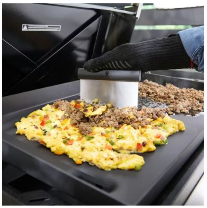 Weber Hackmesser für Plancha, passt zu jeder Grillfläche mit Plancha, 3401334
