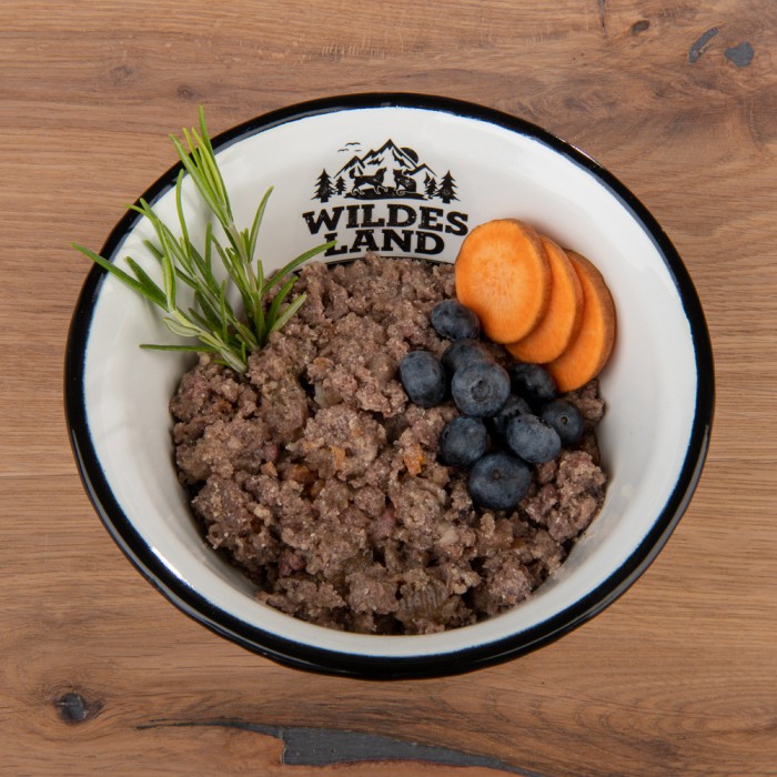 Wildes Land Classic Adult, Nassfutter, Rind mit Süßkartoffel, 800g Dose, WL58202