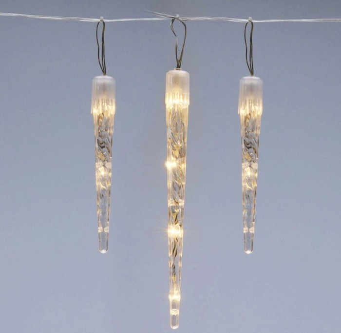 Eiszapfen Lichterkette mit 72 LEDs, warmweiß, AX8103120