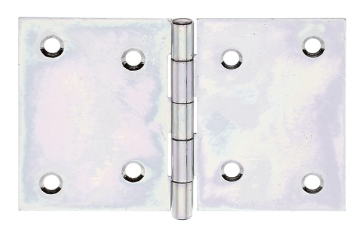 Alberts Scharnier, Breit: Stahl roh, sendzimirverzinkt 80x120mm 346515