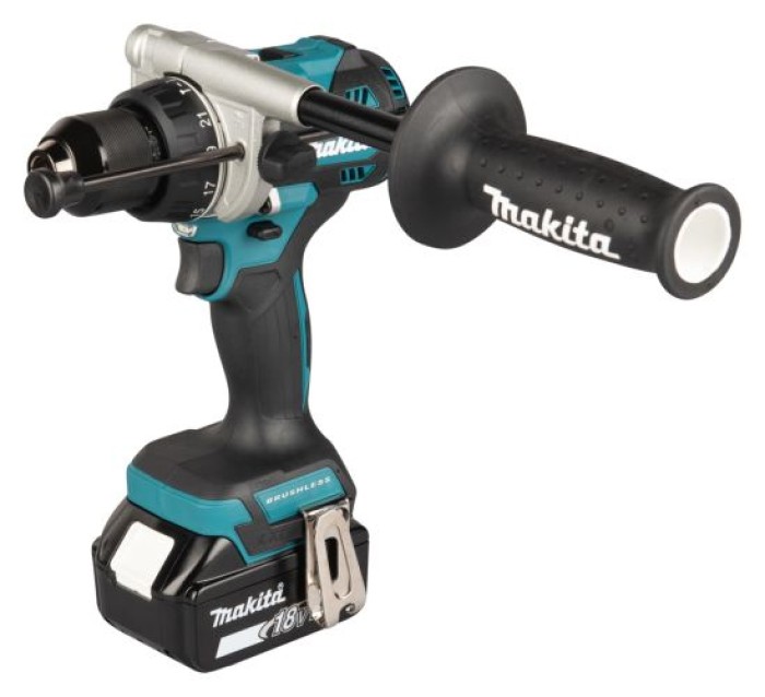 MAKITA Akku-Schlagbohrschrauber DHP492RTJ 18 Volt / 5,0 Ah (IEC) Li-Ion DHP492RTJ