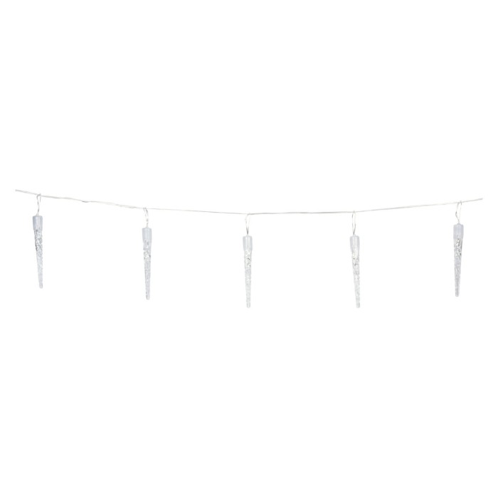Koopman Eiszapfen Lichterkette, 40LED, Weiß, 570 cm AX8103060