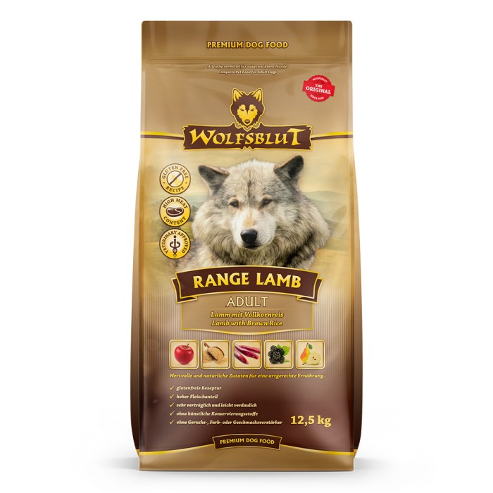 Wolfsblut Range Lamb Adult, Trockenfutter, 12,5 kg, WB784684