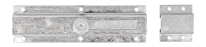 Alberts Türriegel m.Griff,gvz, 200x57 111809
