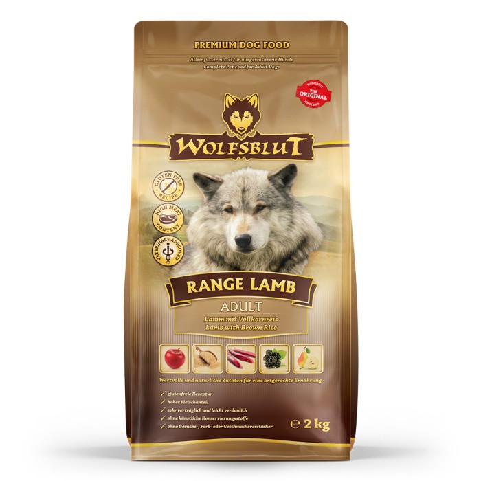 Wolfsblut Range Lamb Adult, Trockenfutter, 2 kg, WB760524