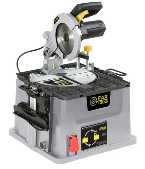 Tischkreis- u. Kappsäge 2in1 1500W,Scheibend 210mm 24Zähne 90grad 120x60mm 45Grad 80x60mm 113355