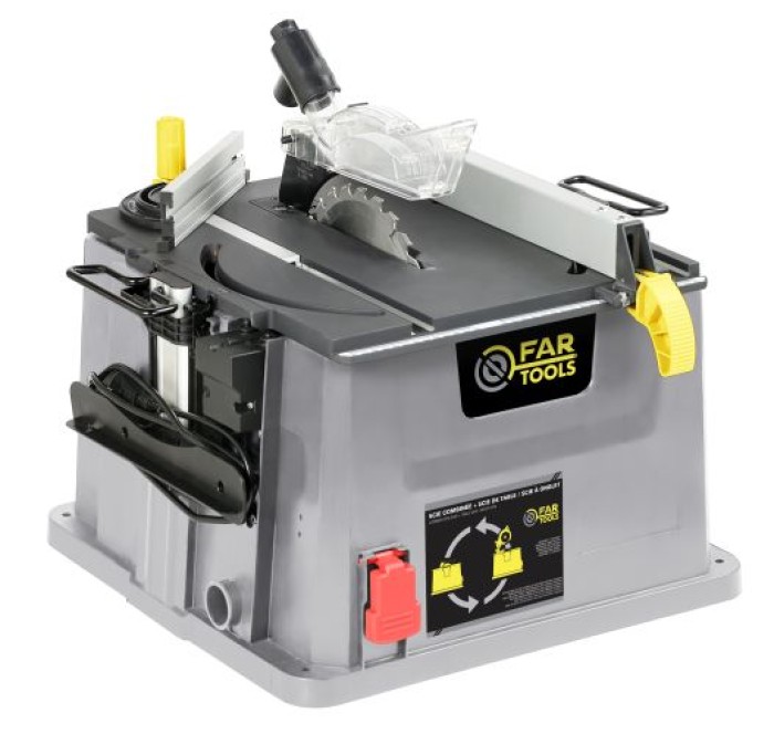 Tischkreis- u. Kappsäge 2in1 1500W,Scheibend 210mm 24Zähne 90grad 120x60mm 45Grad 80x60mm 113355