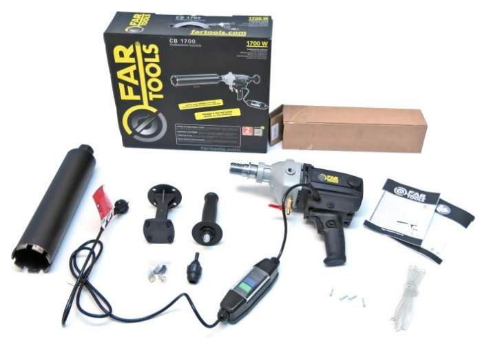 Kernbohrmaschine L400cm D83cm 1700W,für Beton,Granit,Stein Trocken oder Nassbohren 115086