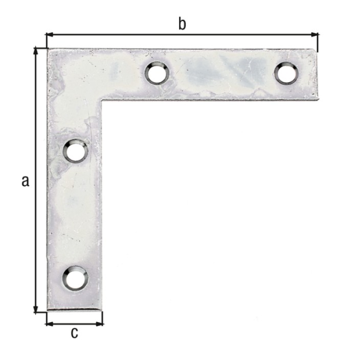 Alberts Möbelwinkel: Stahl roh, sendzimirverzinkt 50x50x10mm 336912