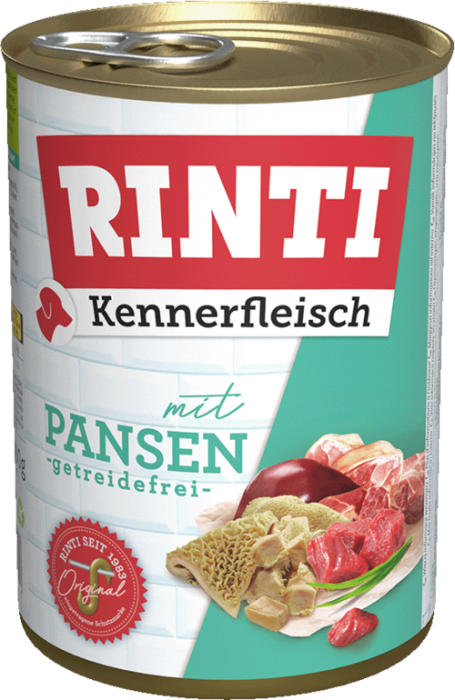 RINTI Kennerfleisch Nassfutter Pansen, 800g, 105133