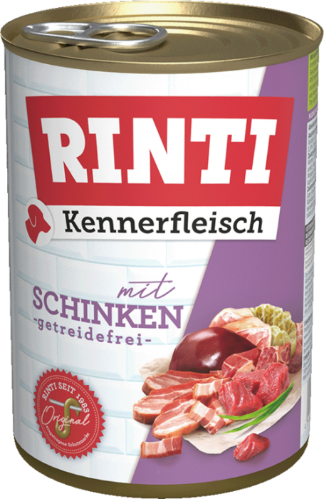 RINTI Kennerfleisch Nassfutter Schinken, 800 g, 104992