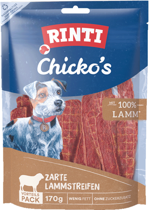 Rinti Chicko Lammstreifen, 170 g, 106435