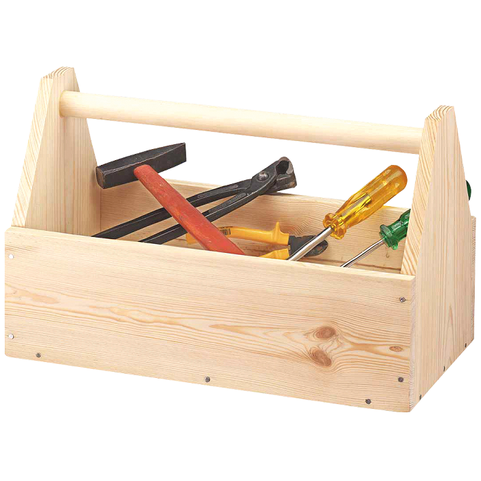 Kesper Werkzeugkiste, Kiefernholz, FSC, 69576