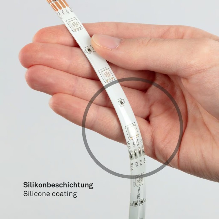 BRILONER - LED Band 5m, selbstklebend, inkl. Fernbedienung, 2267-150P 2