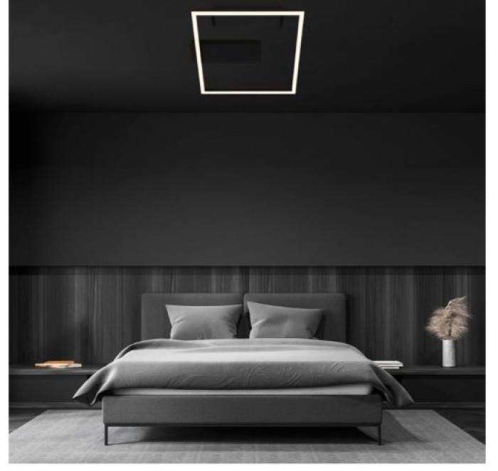 BRILONER LED Deckenleuchte, 32 cm, 14W, 400lm, schwarz, 3771015