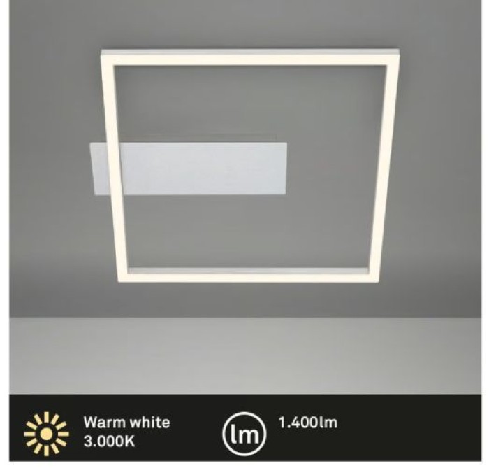 BRILONER LED Deckenleuchte, 32 cm, 14W, 400lm, Aluminium, 3771019