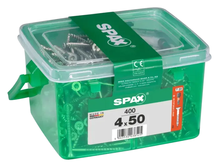 SPAX Universalschraube WIROX, 4x50 mm, 400 Stück, 4191010400509 3 SPAX Universalschraube WIROX, 4x50 mm, 400 Stück, 4191010400509 3
