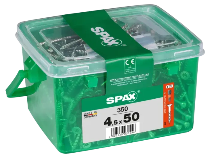 SPAX Universalschraube WIROX, 4,5x50 mm, 350 Stück, 4191010450509 3 SPAX Universalschraube WIROX, 4,5x50 mm, 350 Stück, 4191010450509 3