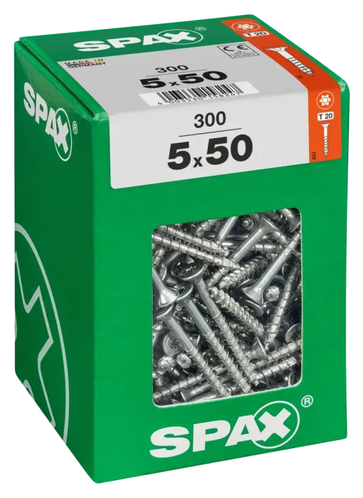 SPAX Universalschraube WIROX, 5 x 50, 300 Stück, 4191010500506 3 SPAX Universalschraube WIROX, 5 x 50, 300 Stück, 4191010500506 3
