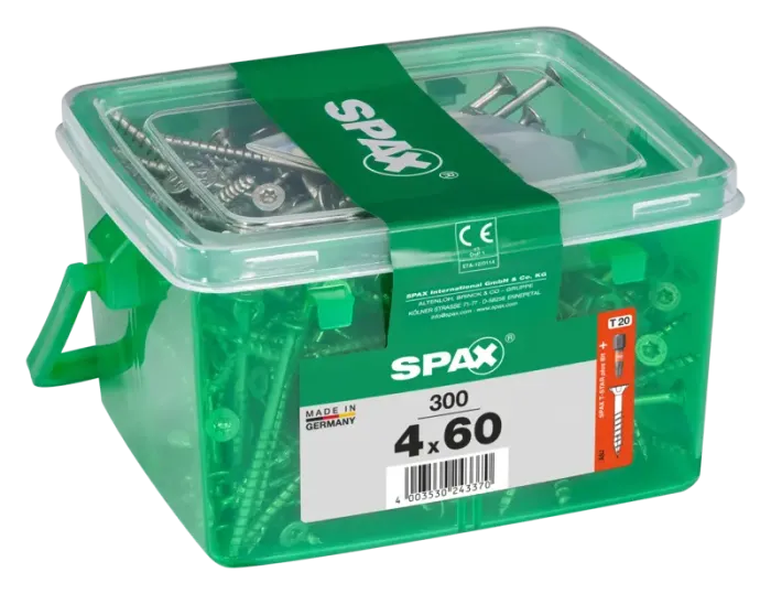 SPAX Universalschraube WIROX, 4x60 mm, 300 Stück, 4191010400609 3 SPAX Universalschraube WIROX, 4x60 mm, 300 Stück, 4191010400609 3