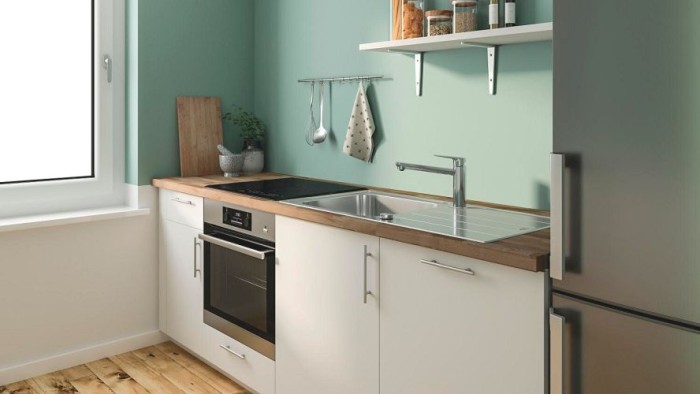 GROHE Einhand Spültischarmatur, Start Curve, Metall, chrom, 31717000