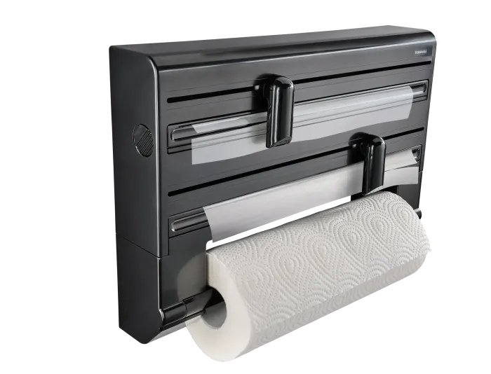 Leifheit Wandrollenhalter Parat Black, 25794