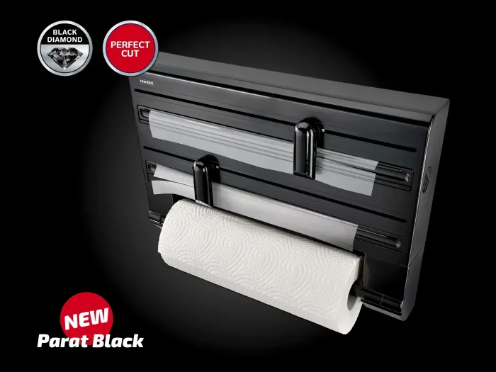 Leifheit Wandrollenhalter Parat Black, 25794