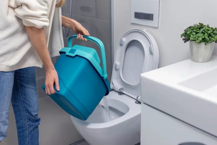 Leifheit Putzeimer Power CLEAN mit 10 L Fassungsvermögen, 55513
