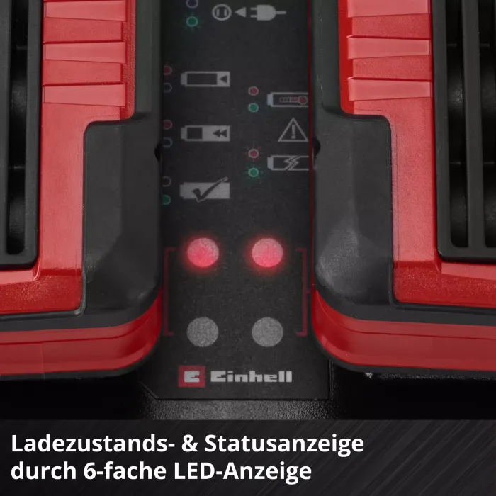 Einhell PXC-Ladegerät Power X-Twincharger 4A, 4512161