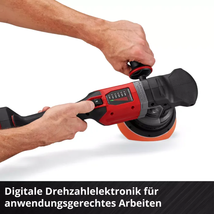 Einhell PROFESSIONAL Akku-Exzenterpolierer CP-EP 18/125 Li BL-Solo, 2093330