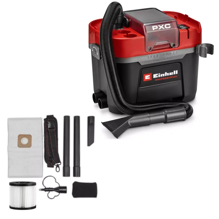 Einhell Professional Akku-Nass-Trockensauger TP-VC 18/10 Li BL L-Solo 2347155