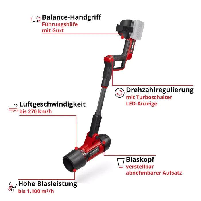 Einhell PROFESSIONAL Akku-Laubbläser GP-LB 36/270 Li E BL-Solo, 3433570 Einhell PROFESSIONAL Akku-Laubbläser GP-LB 36/270 Li E BL-Solo, 3433570