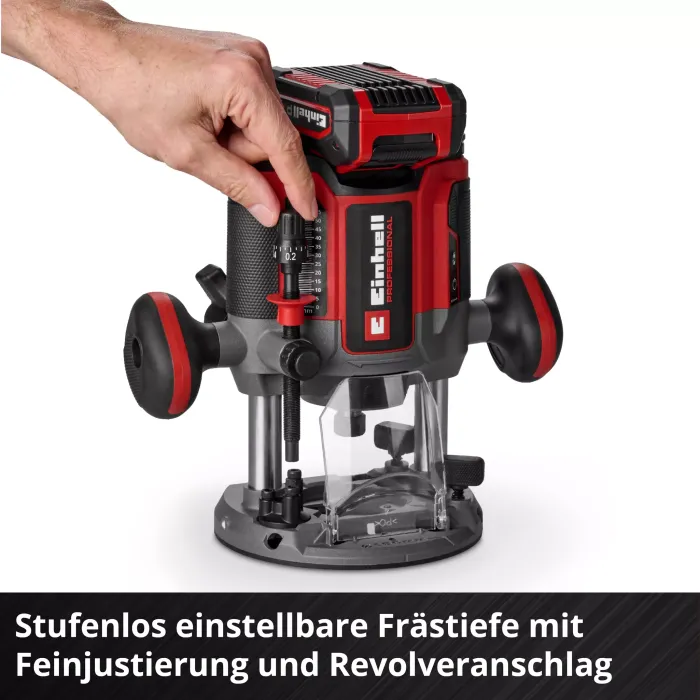 Einhell PROFESSIONAL Akku-Oberfräse TP-RO 18/55 Li BL - Solo, 4350425