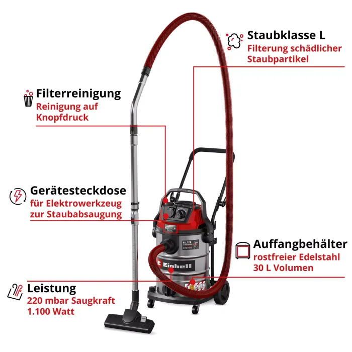 Einhell Nass-Trockensauger TE-VC 3080 SACL, 2347440