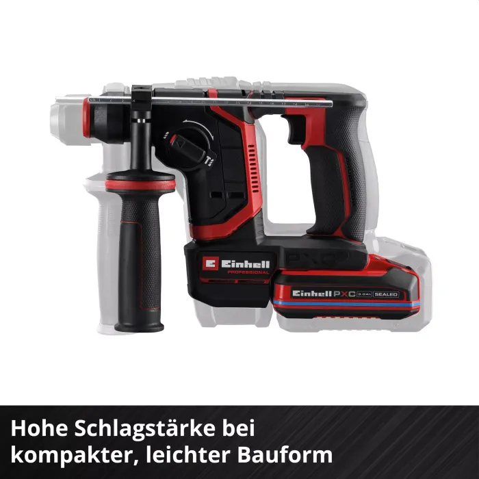 Einhell PROFESSIONAL Akku-Bohrhammer TP-HD 18/17-C Li BL +5 (3.0Ah), 4514418